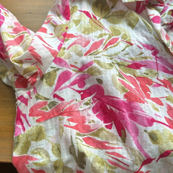 🌹Pretty Karen Scott 3/4 sleeve Button down top  Size L 🌹 - Picture 6 of 9